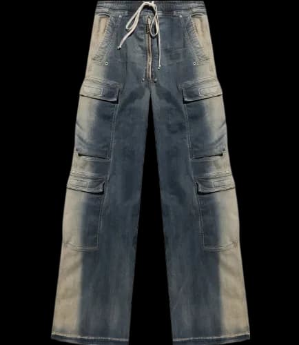 RICK OWENS MULTIPLE POCKET JEANS