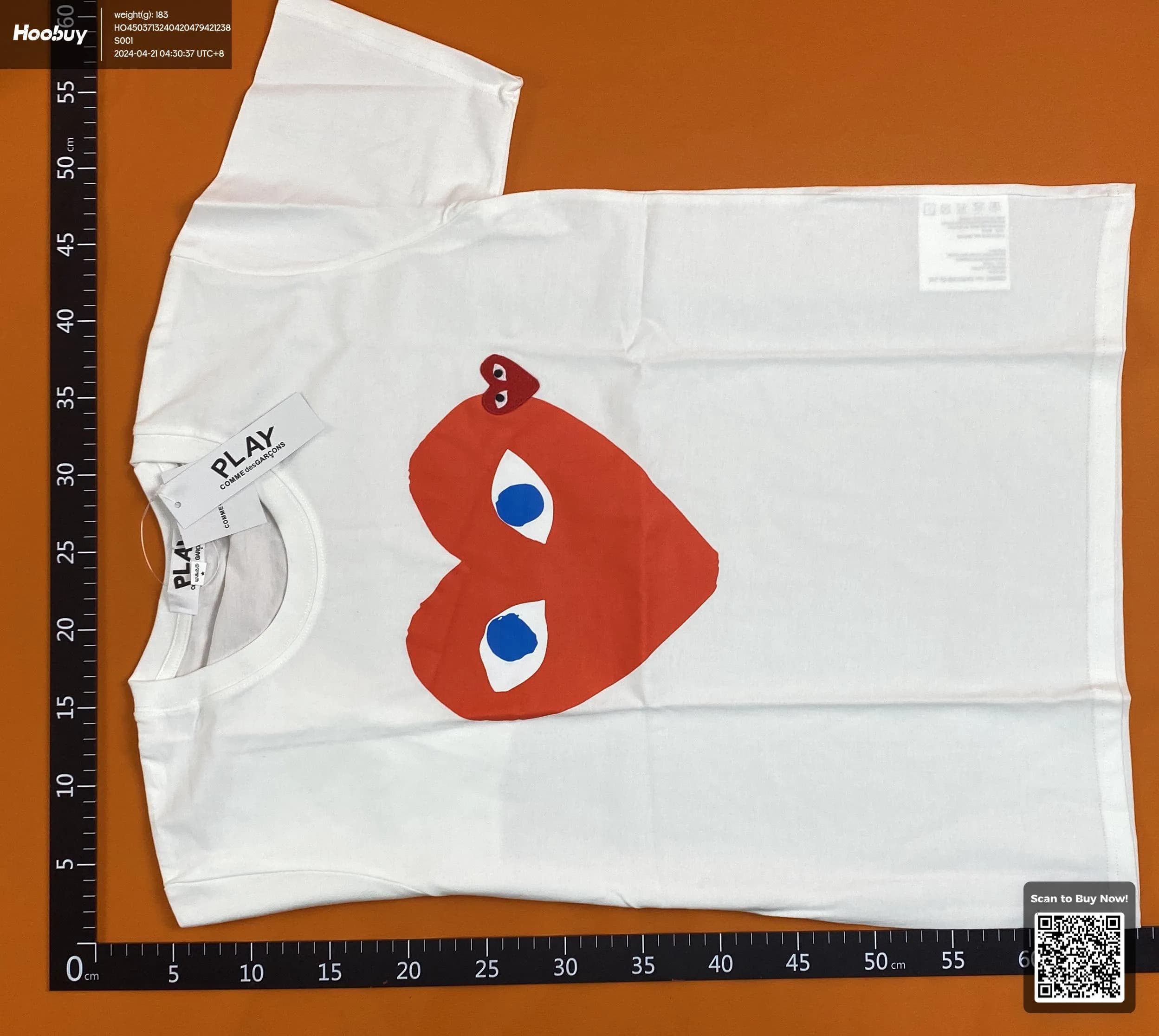 Commes de garcons shirt - JoyaGoo Spreadsheet