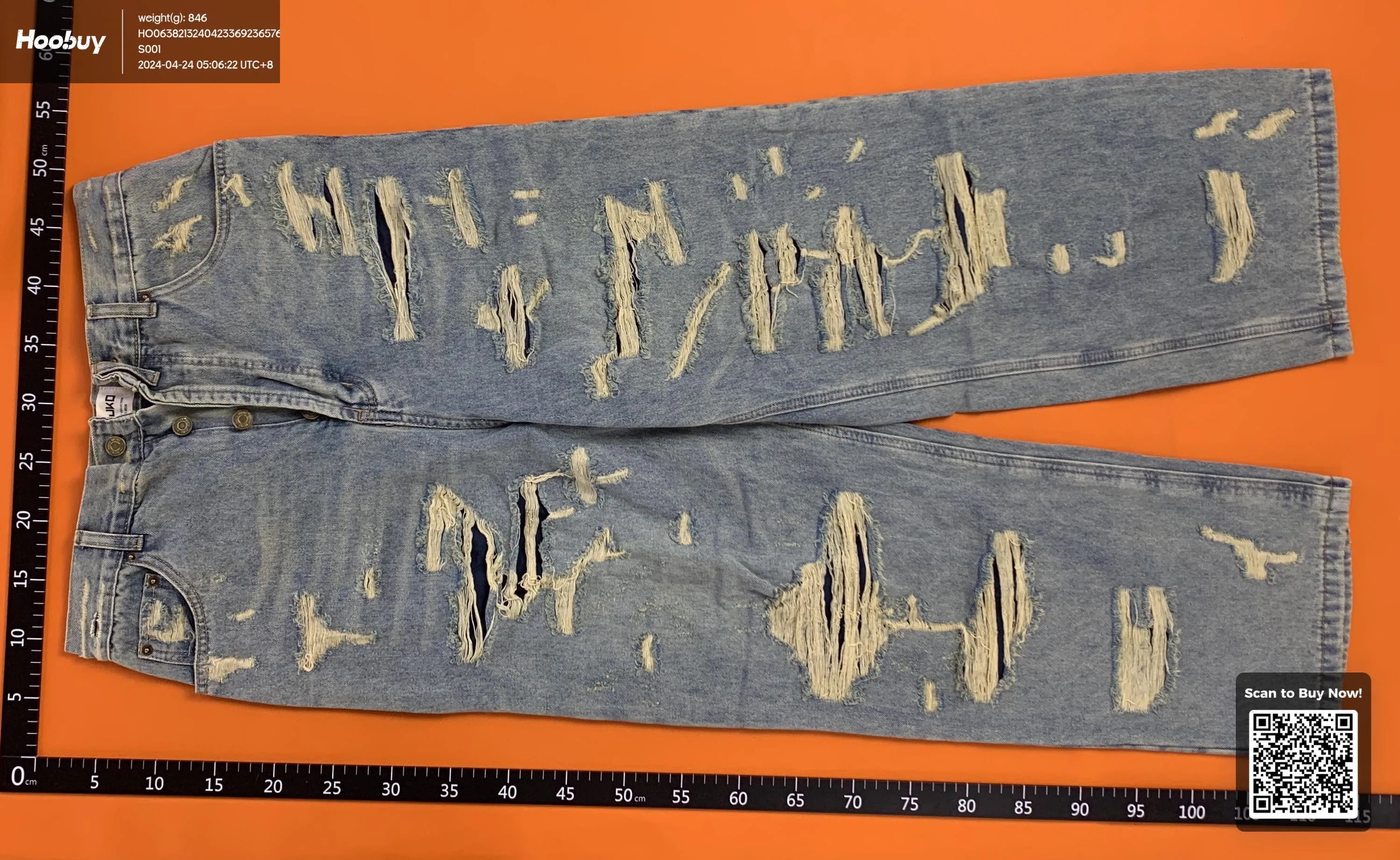 BALENCIAGA DISTRESSED JEANS - JoyaGoo Spreadsheet