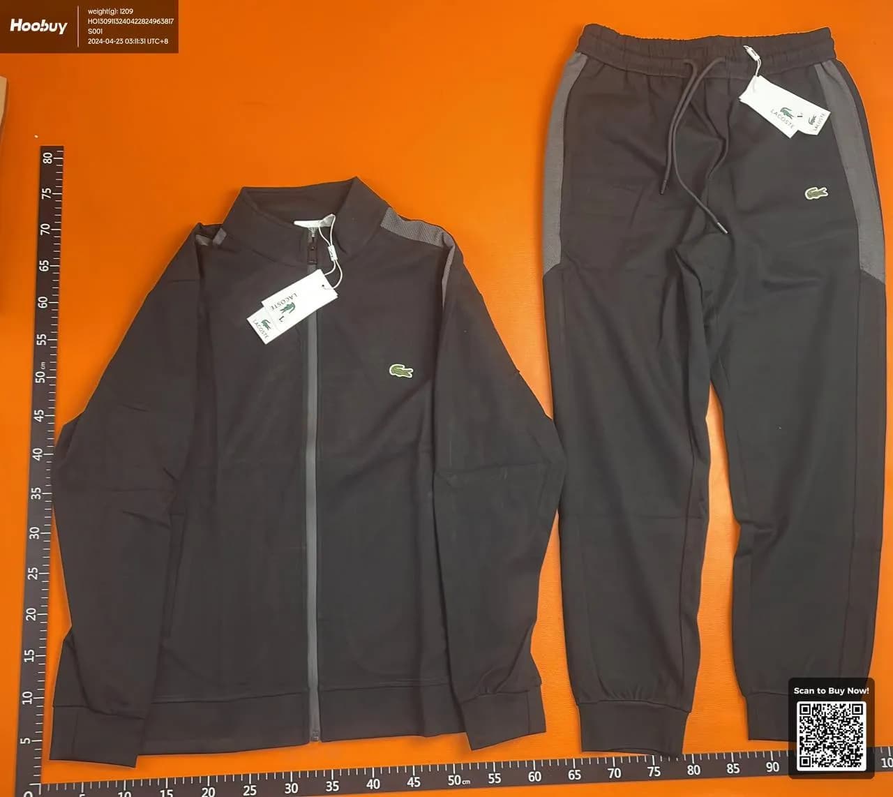 Lacoste tracksuit - JoyaGoo Spreadsheet