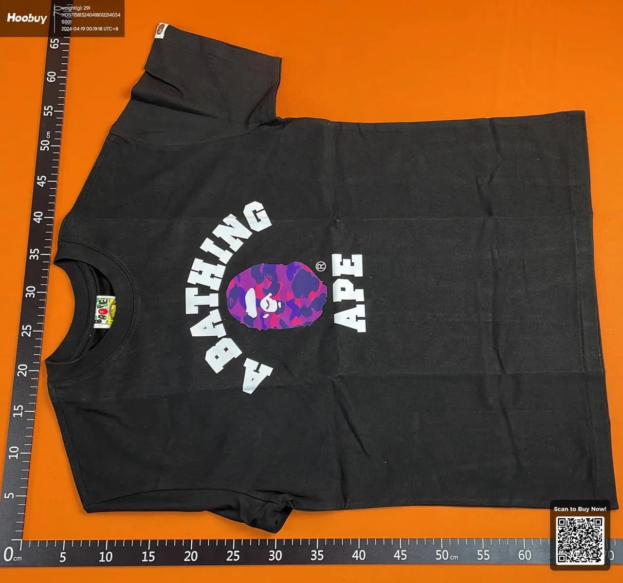 Bathing ape t-shirt - JoyaGoo Spreadsheet