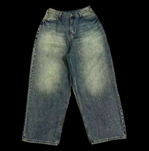 BALENCIAGA WAXED JEANS