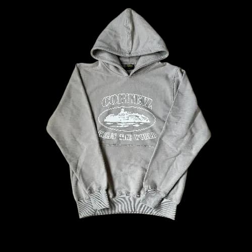 corteiz hoodie grey