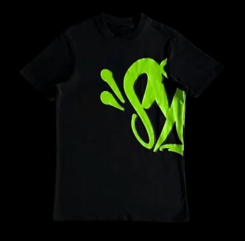 Syna World Tee Black Green Graffiti