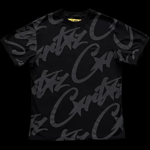 corteiz tee Alcatraz full print