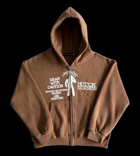 Car SIcko Zip-up Hoodie Motion Sickness - JoyaGoo Spreadsheet