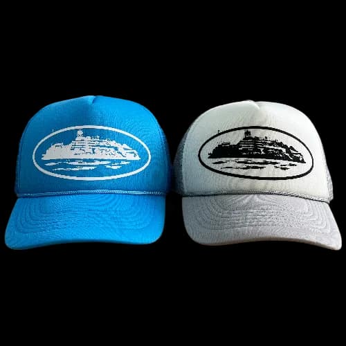 corteiz cap trucker grey - baby blue - JoyaGoo Spreadsheet