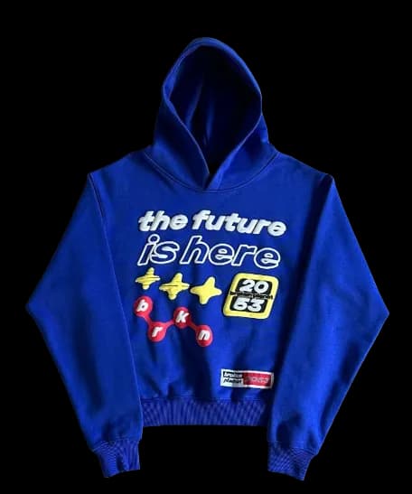 Broken Planet Hoodie Blue