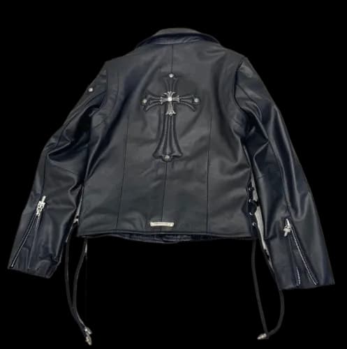 CHROME HEARTS LEATHER JACKET
