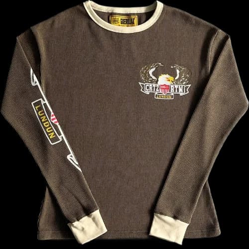 corteiz longsleeve Cold Eagle Print Waffle - JoyaGoo Spreadsheet
