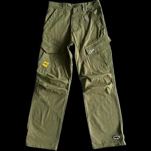 corteiz pants cargo Slant pocket military green Bottoms - JoyaGoo Spreadsheet