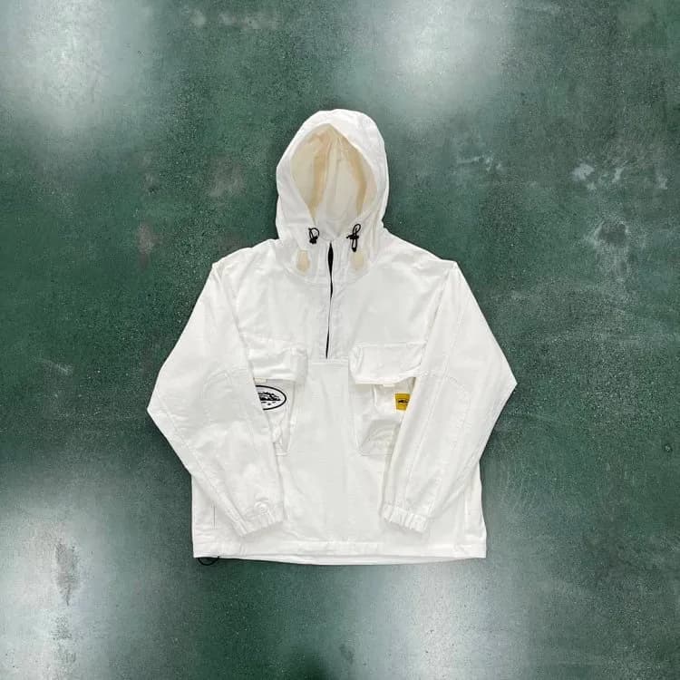 CORTEIZ JACKET SLANT POCKET WHITE - JoyaGoo Spreadsheet