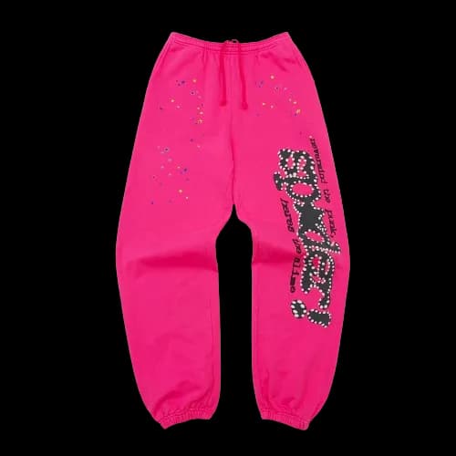 Sp5der Pink Sweatpants