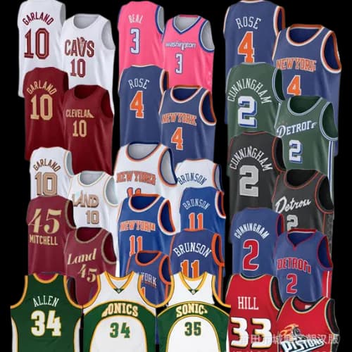 NBA Jersey Tanktop Pistons,Cavaliers,Supersonic,Utah Jazz,Bullet,Wizards,Knicks,Rockets,North Carolina - JoyaGoo Spreadsheet