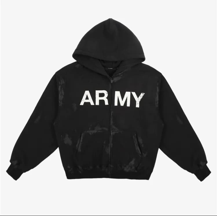 Army Zip Up Hoodie (3 Styles) - JoyaGoo Spreadsheet