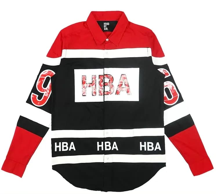 Hood By Air Hockey Button Up Shirt (2 Styles) - JoyaGoo Spreadsheet