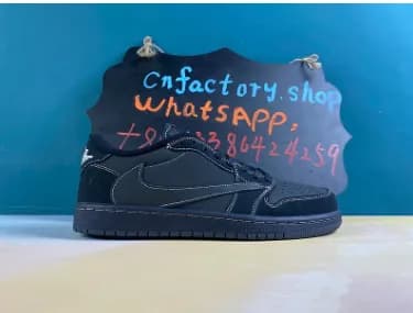 Jordan 1 Retro Low OG SP Travis Scott Black Phantom - Image 2