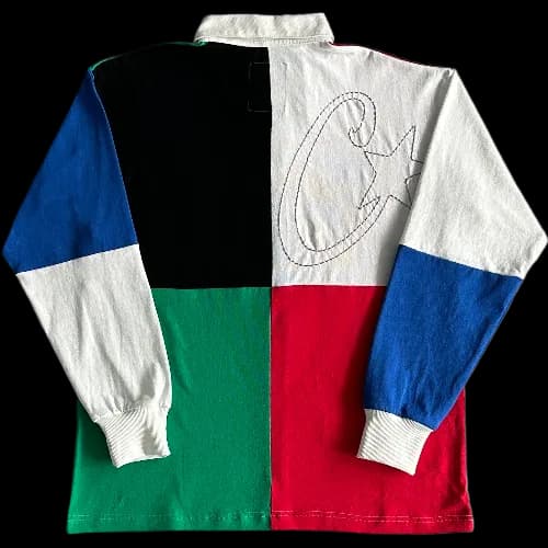 corteiz longsleeve Color Block Polo - Image 2