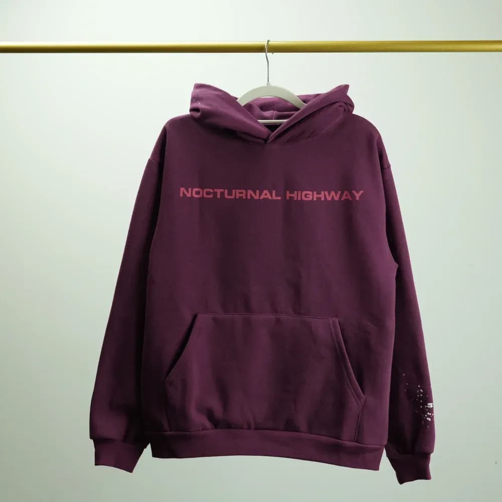SP5DER NOCTURNAL HIGHWAY HOODIE DARK PURPLE - JoyaGoo Spreadsheet