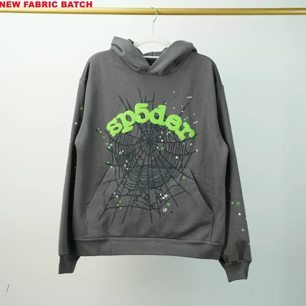 SP5DER WAIT WEB HOODIE Slate Grey - JoyaGoo Spreadsheet