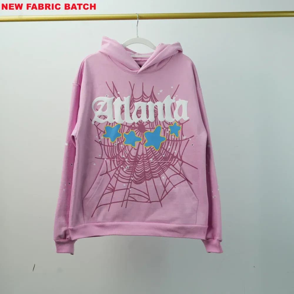 Sp5der Atlanta Hoodie 'Pink' - JoyaGoo Spreadsheet