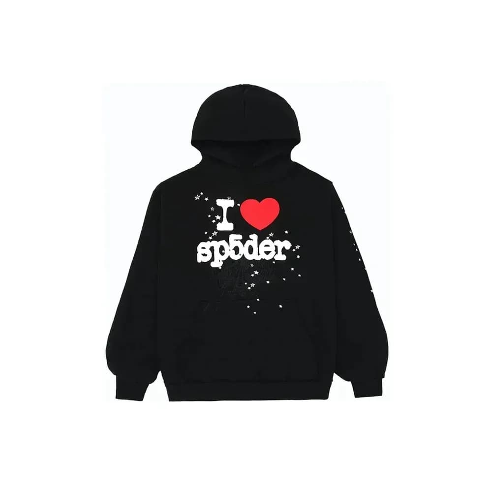 Sp5der I Heart SP5 Souvenir Hoodie - JoyaGoo Spreadsheet