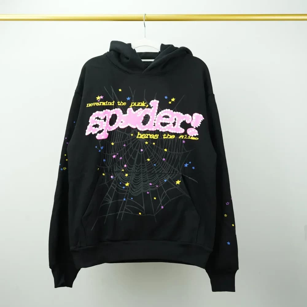 Sp5der P*NK V2 Hoodie Black - JoyaGoo Spreadsheet