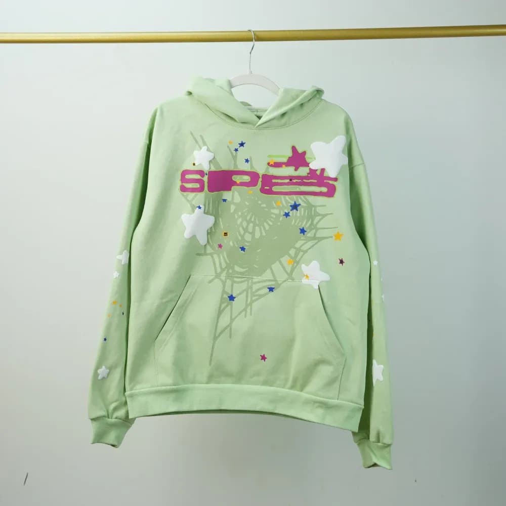 Sp5der SP5 Mint Hoodie Mint - JoyaGoo Spreadsheet