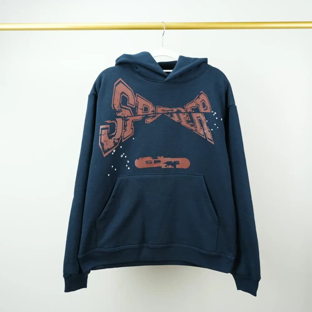 Sp5der Adult Sweatshirt Navy - JoyaGoo Spreadsheet