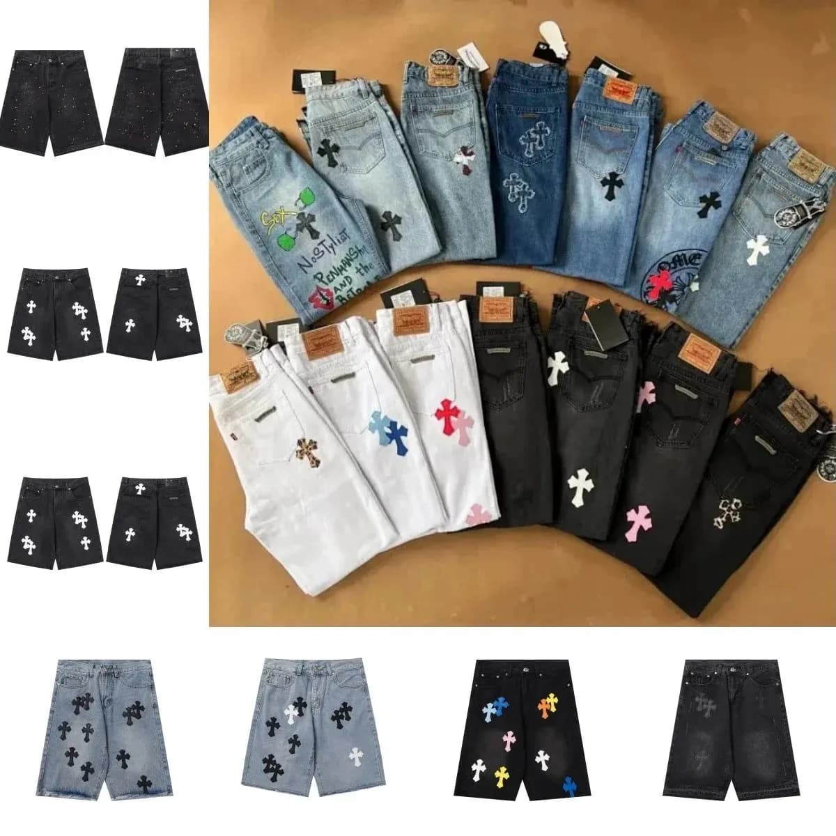 Classic hot style washed distressed jeans     cheapfinds.org (40)
