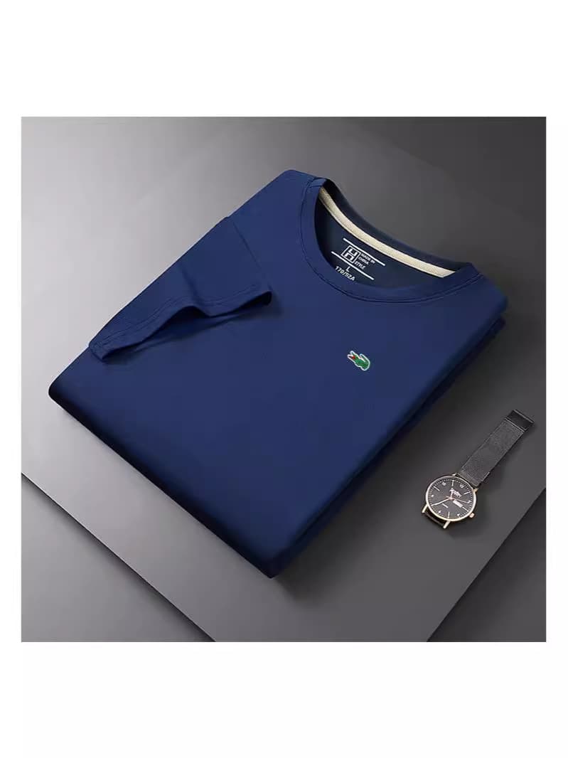Summer men's T-shirt work clothes short sleeve with embroidered logo round neck short sleeve T-shirt - JoyaGoo Spreadsheet
