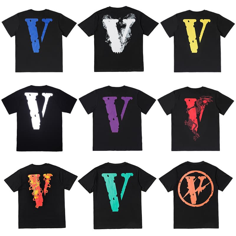 2023 short-sleeved big V Chinese dragon limited edition Fujiwara Hiroshi Edison Wang Yibo same style loose couple men and women T-shirt summer trend - JoyaGoo Spreadsheet