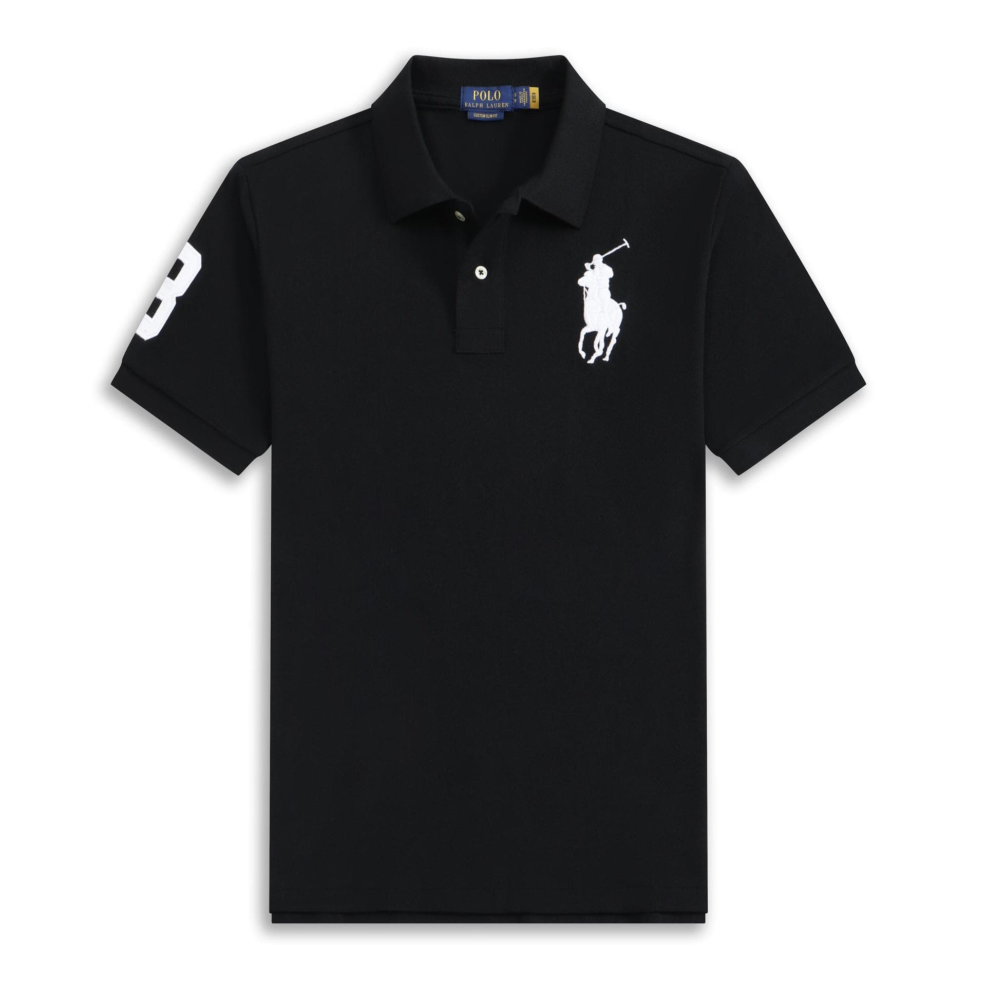 夏装外贸保罗Polo男装翻领刺绣大马短袖t恤纯棉男士POLO衫现货代