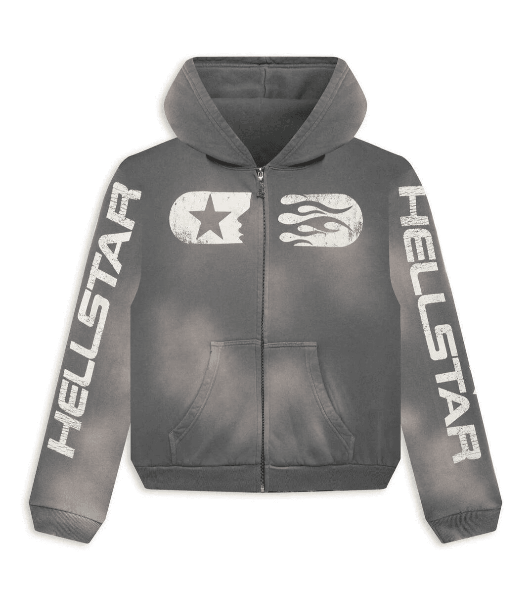 Hellstar Studios Zip Hoodie Gray - JoyaGoo Spreadsheet