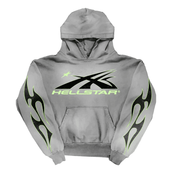Hellstar Flame Hoodie Green/Grey - JoyaGoo Spreadsheet