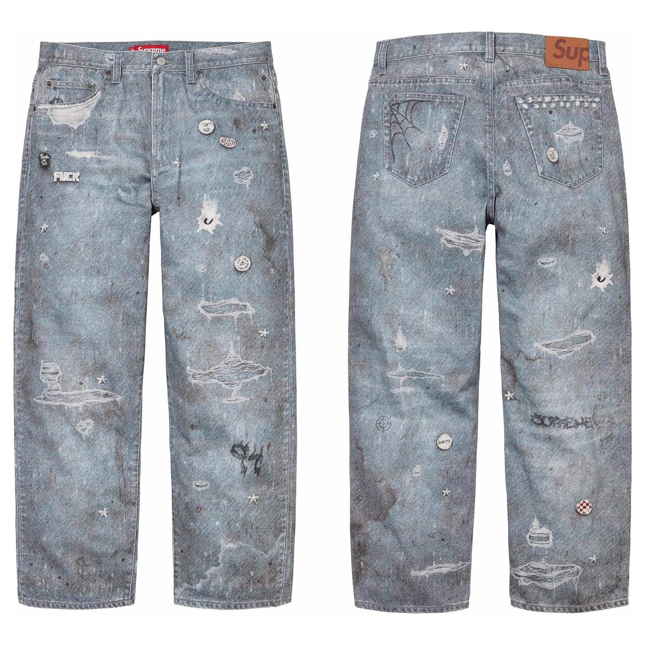 Supreme HJR TROMPE L'OEIL LOOSE FIT JEANS - JoyaGoo Spreadsheet