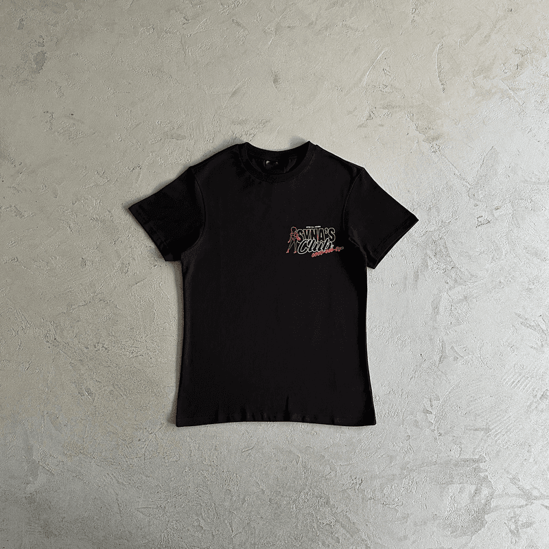 Syna open all hours tee-black - JoyaGoo Spreadsheet