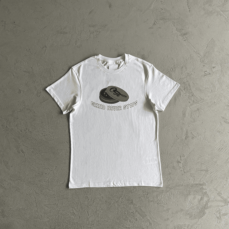 Syna grinder tee white - JoyaGoo Spreadsheet