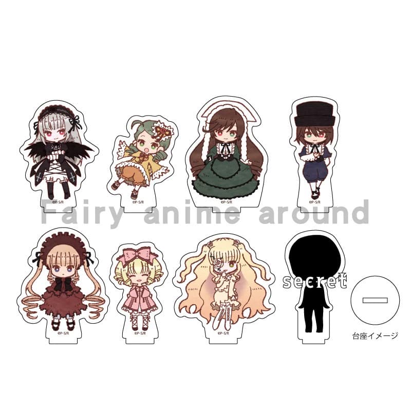 Rozen Maiden 06 peripheral red snow flower crystal mercury lamp gold series sparrow berry acrylic stand anime ornaments - JoyaGoo Spreadsheet