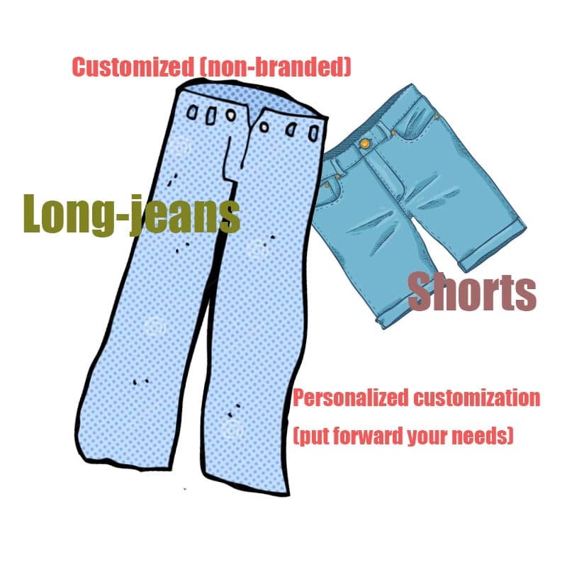 Customized to customer needs JEANS work pants - JoyaGoo Spreadsheet