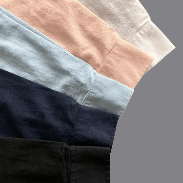 Blue shirt, white hat, small size cotton and linen five-color shirt 3061834 - JoyaGoo Spreadsheet