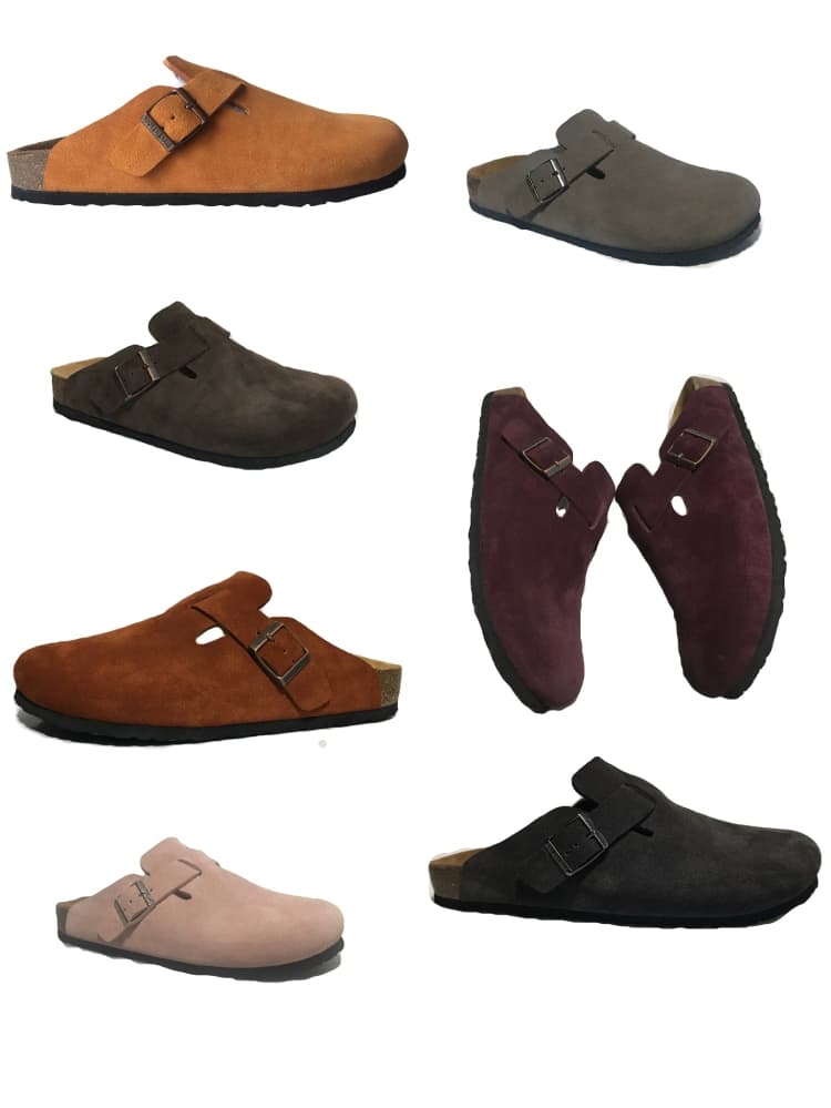 BMXM classic baotou slippers cow fur flat bottom fashion couple bo chewing outdoor lazy shoes - JoyaGoo Spreadsheet
