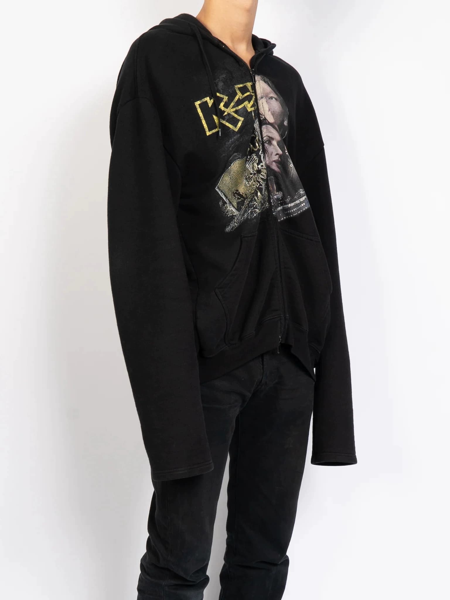 VET FW18 Oversized Titanic Split Autumn and Winter Men's Hooded Casual Loose Printed Sweatshirt - JoyaGoo Spreadsheet