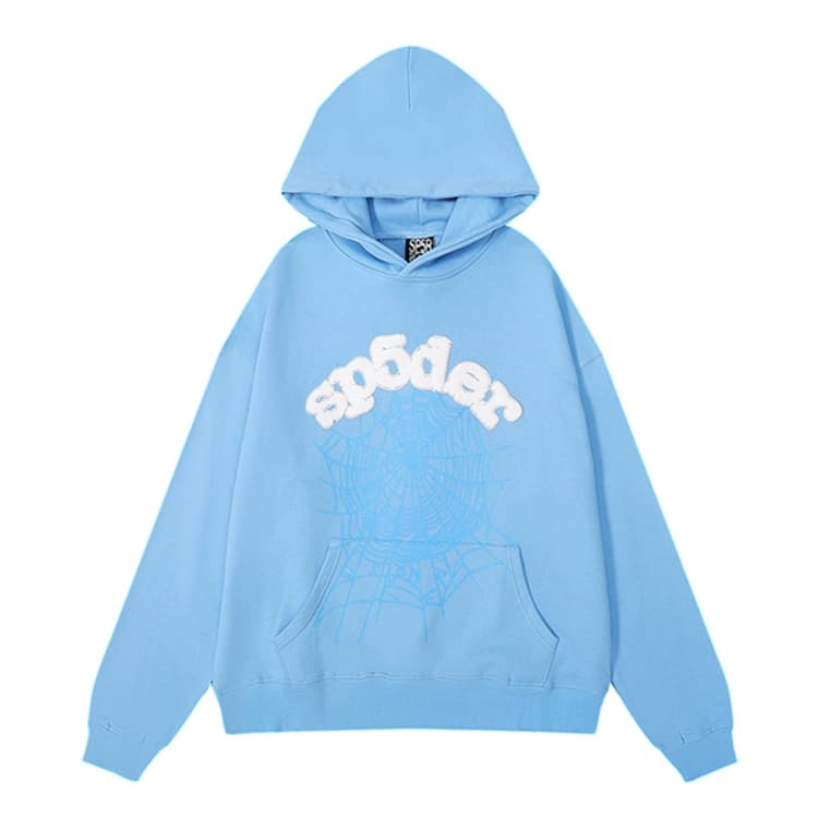 American fashion brand Sp5der 555555 spider web hooded sweater men Young Thug same style ins coat women - JoyaGoo Spreadsheet
