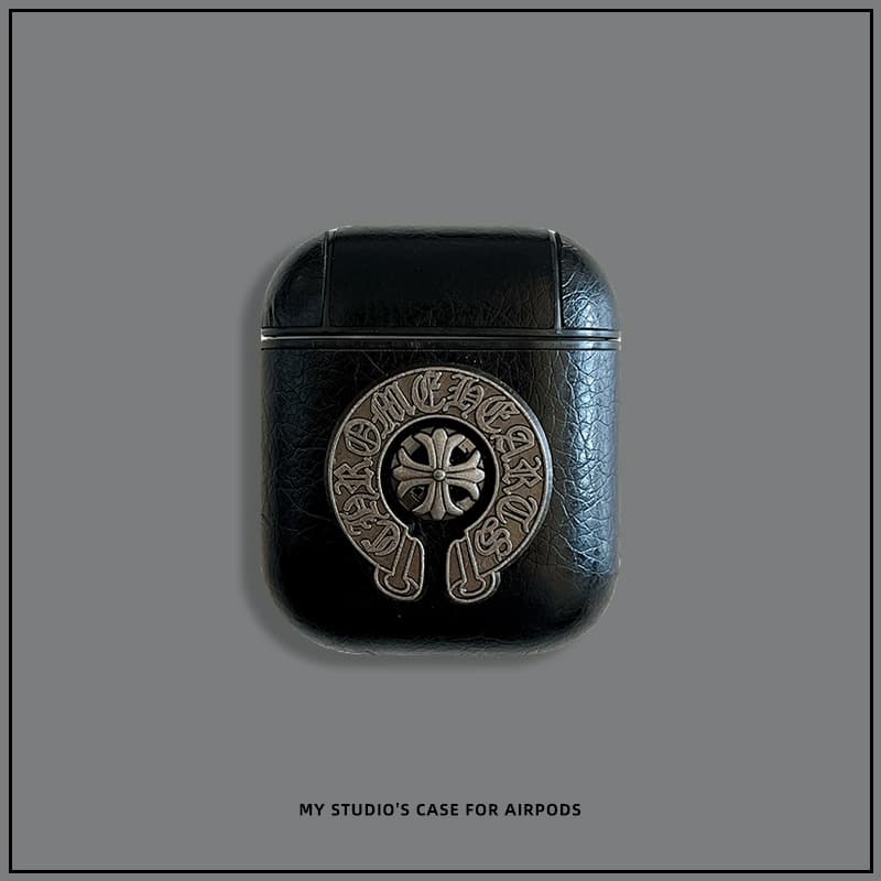 Fashionable three-dimensional Chrome Hearts for AirPods Pro 2nd generation protective cover leather Apple Bluetooth headset 3rd generation hard shell - JoyaGoo Spreadsheet
