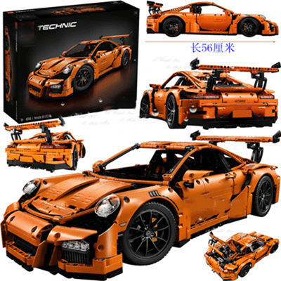 Chinese building blocks 42056 technology machinery group super sports car racing Porsche 911GT3 puzzle building blocks
