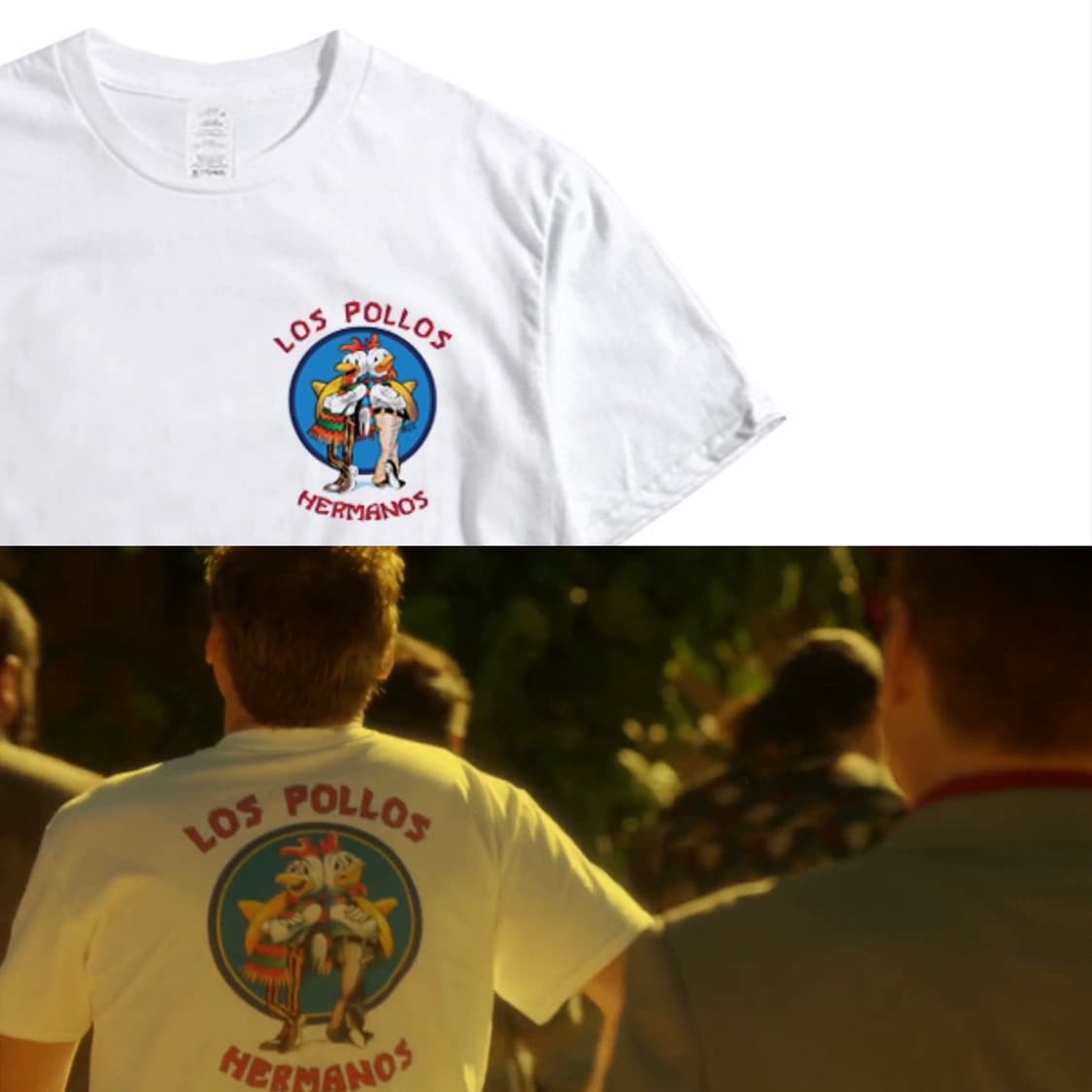 Fried Chicken shop T-shirt deadly poison Pollos Hermanos cotton short sleeve Gildan heavy cotton American fashion - JoyaGoo Spreadsheet