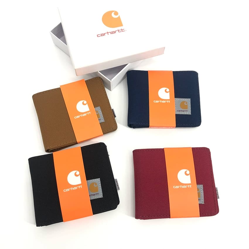 Carhartt WIP solid color wallet wallet simple hip-hop canvas bag small card holder for men and women