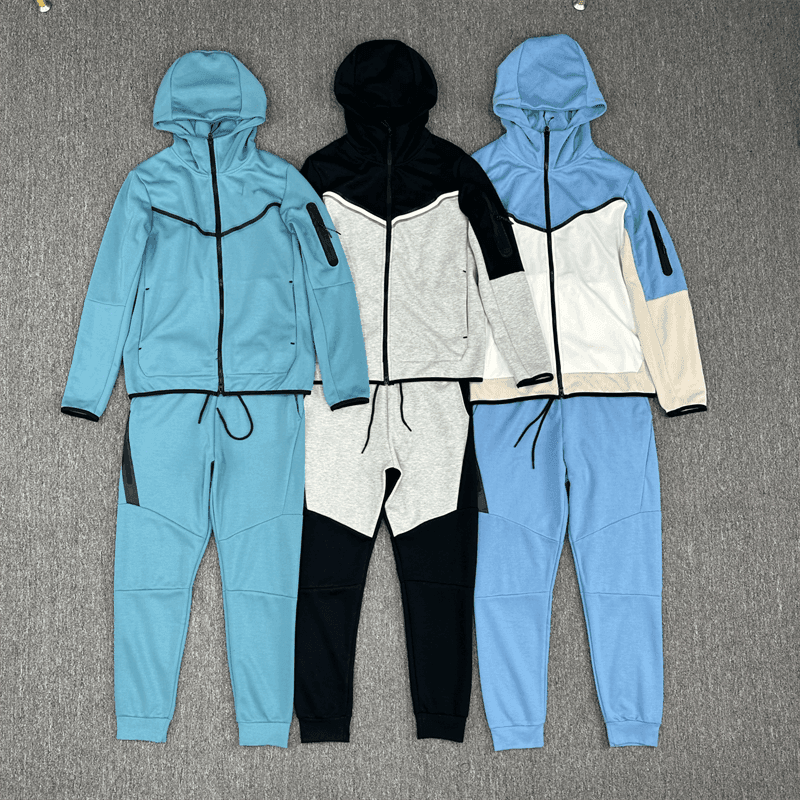 23 years spring and autumn sports suit men's hooded training jacket outerwear cotton running slim casual sweatshirt pants - JoyaGoo Spreadsheet