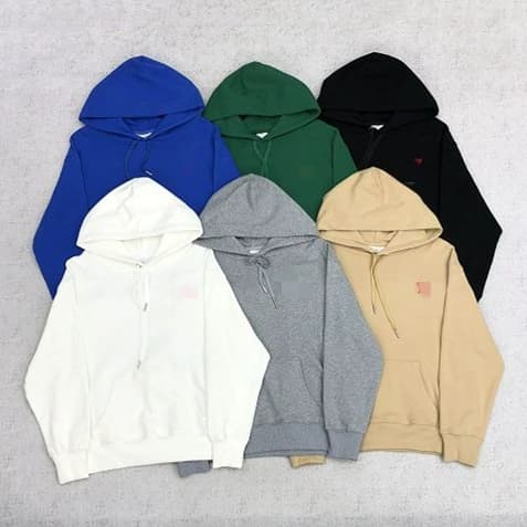 AM sweatshirt hoodie 6 colors red super small heart J - JoyaGoo Spreadsheet
